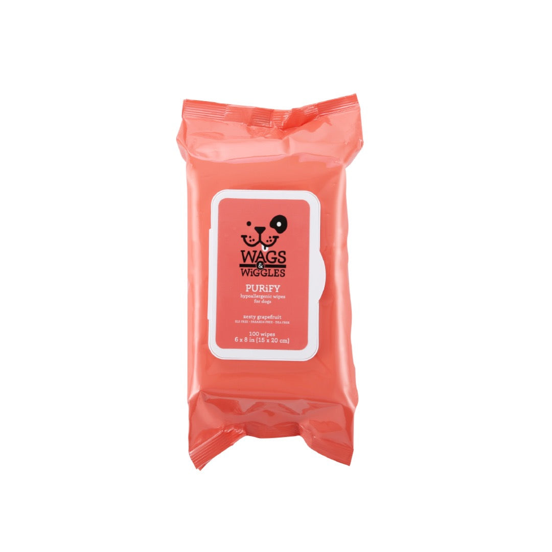 TOALLITAS HIPOALERGENICAS 100C - WAGS & WIGGLES