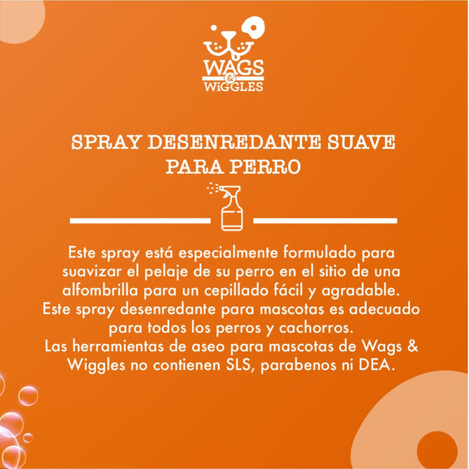 SPRAY DESENREDANTE SUAVE PARA PERRO 12OZ - WAGS & WIGGLES