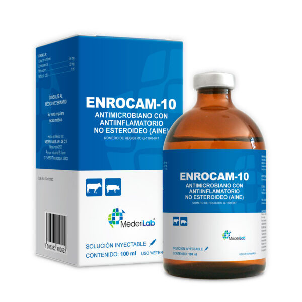 ENROCAM 10 SOL. INYECTABLE - MEDERILAB