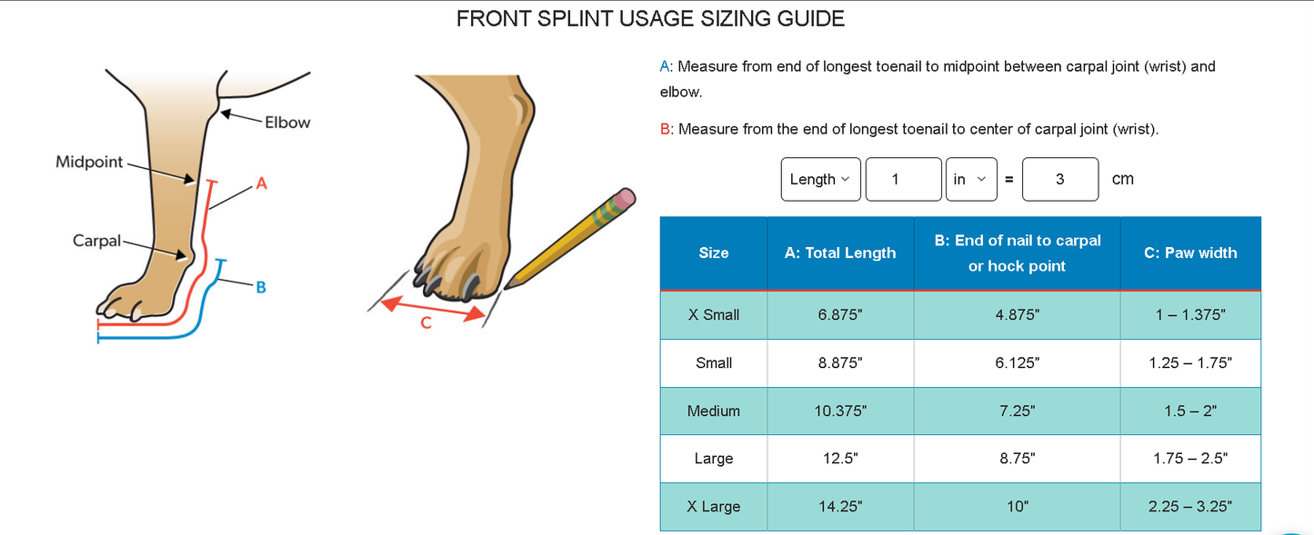Walkin Pets Férula ajustable delantera o trasera