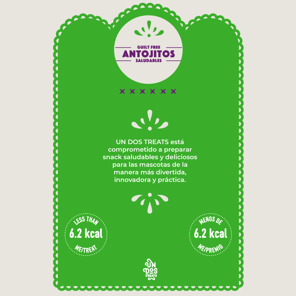 UN DOS TREATS - GUILT FREE ANTOJITOS SALUDABLES - TAMALES 5.5 OZ