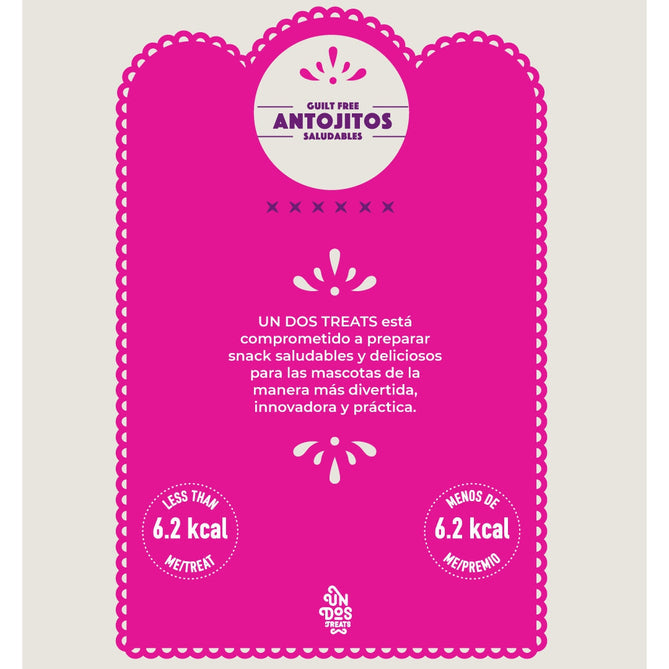 UN DOS TREATS - GUILT FREE ANTOJITOS SALUDABLES - TINGA 5.5 OZ
