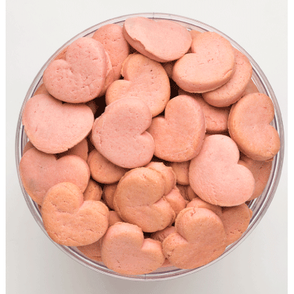 BOTE INDIVIDUAL: FETCH! - STRAWBERRY PIE - PAY DE FRESA (CORAZON MEDIANO) - TRICK % TREATS