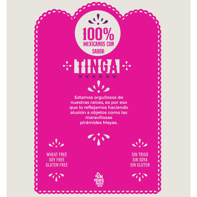 UN DOS TREATS - GUILT FREE ANTOJITOS SALUDABLES - TINGA 5.5 OZ