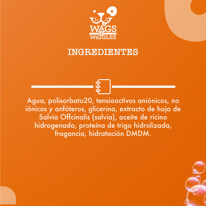 SHAMPOO EN SPRAY EN SECO PARA PERROS - WAGS & WIGGLES