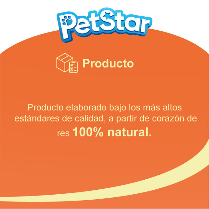 BEEFY HEART BARS 80 GRS - PETSTAR