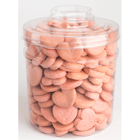 BOTE INDIVIDUAL: FETCH! - STRAWBERRY PIE - PAY DE FRESA (CORAZON MEDIANO) - TRICK % TREATS