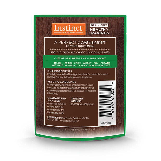 HEALTHY CRAVINGS DE CORDERO DE 3 OZ (PERROS)