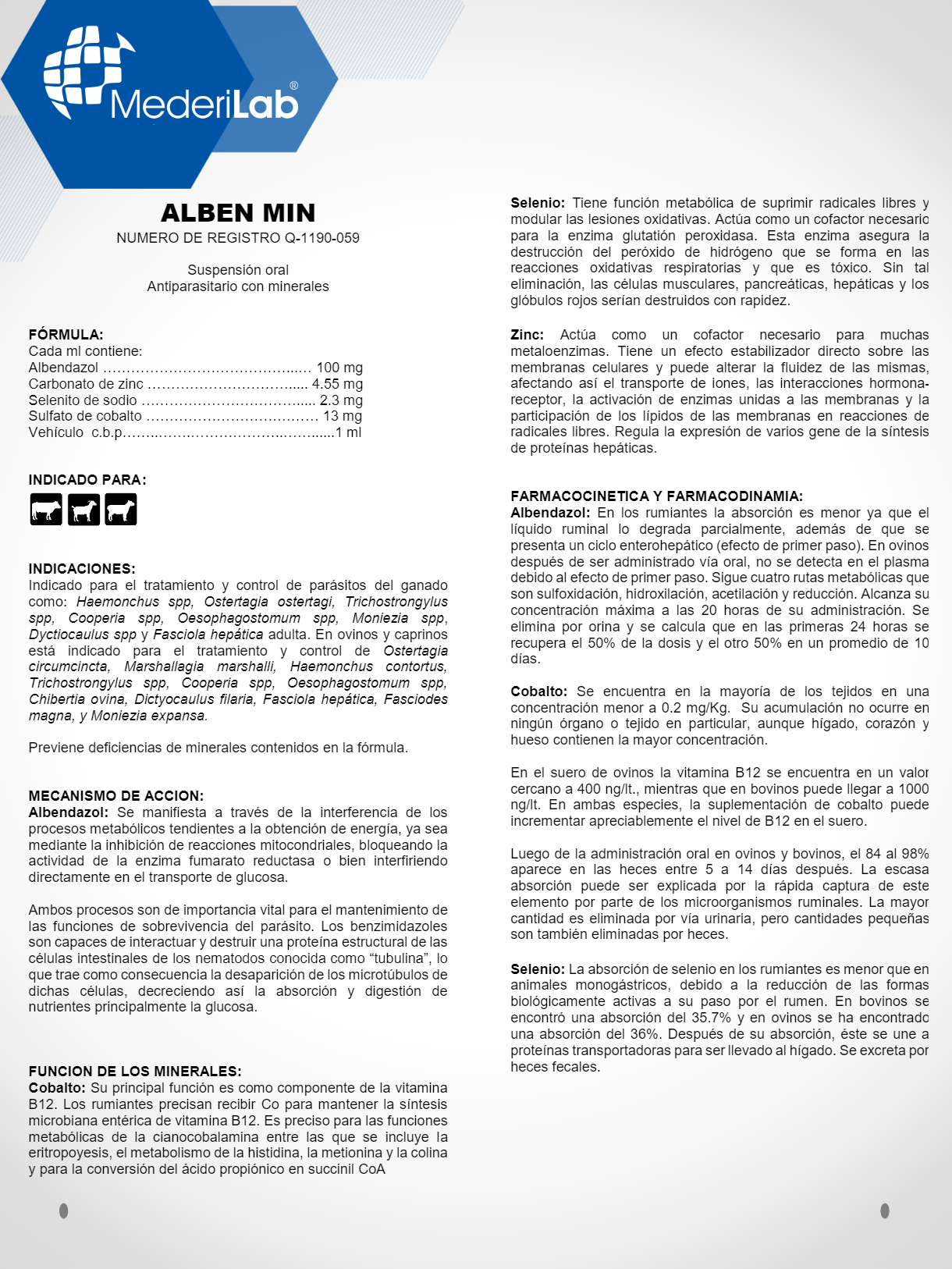 ALBEN MIN SUSPENSIÓN ORAL MEDERILAB