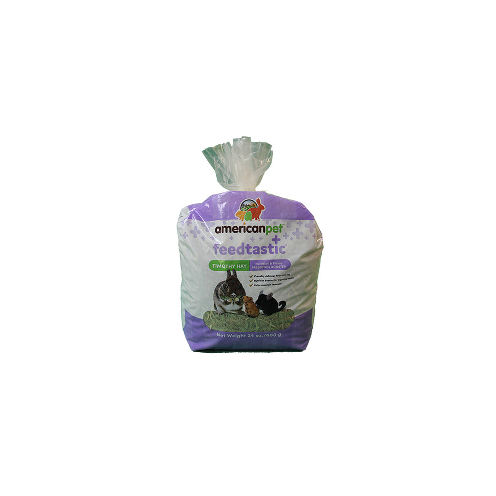 Pasto Feedtastic Timothy premium con probióticos American Pet 24 oz