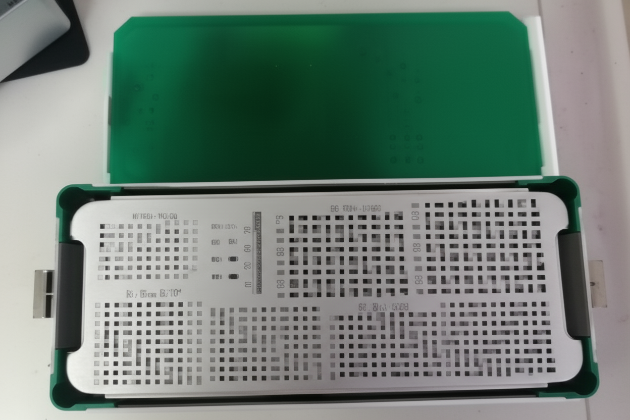 Caja de esterilización para instrumental o pernos