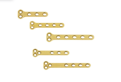 Sistema ALPS veterinario de placas mini bloqueadas de titanio Tipo T recortables -Toolmed Medical Instrument
