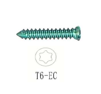 Tornillo 2.4mm veterinario de bloqueo para placa de titanio -Toolmed Medical Instrument