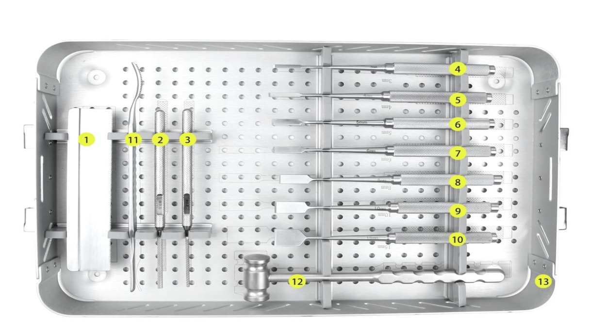 Kit para profundización de la tróclea femoral -Toolmed Medical Instrument