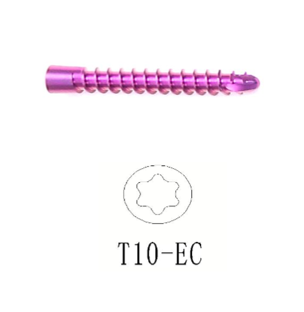 Tornillo veterinario de bloqueo para placa (titanio) -Tornillo de bloqueo HC 3.5mm -Toolmed Medical Instrument