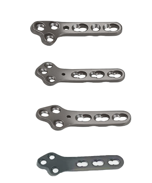 Placas de bloqueo para TPLO (titanio) – Tipo I con bloqueo en cabeza -Toolmed Medical Instrument