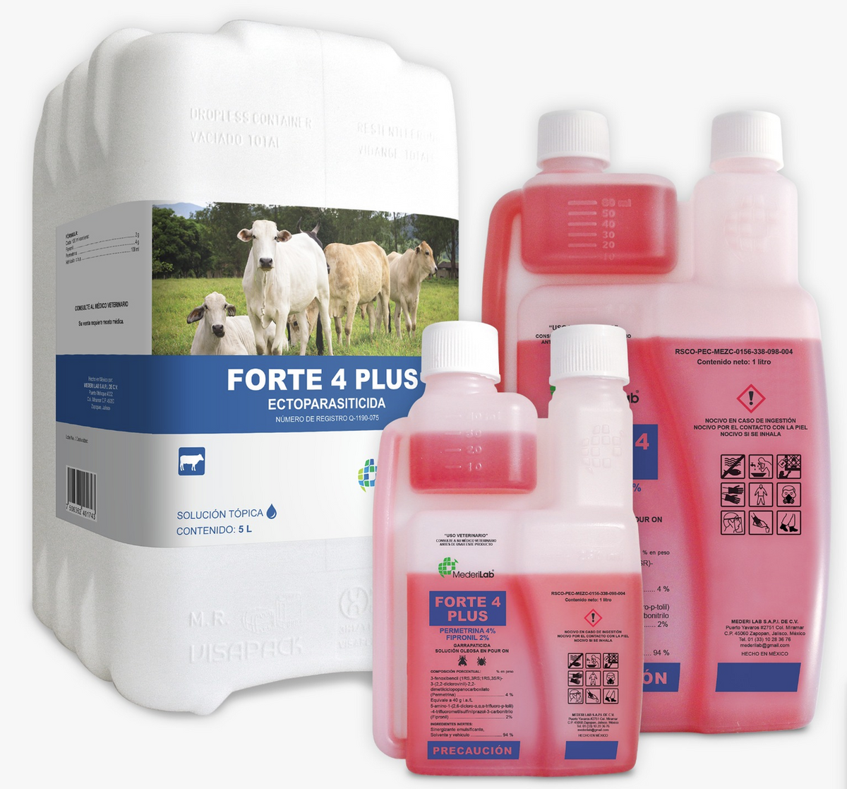 FORTE-4 PLUS POUR ON -MEDERILAB