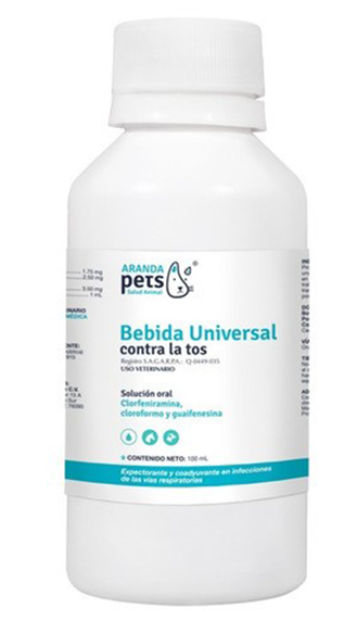 BEBIDA UNIVERSAL CONTRA LA TOS 100 ML -ARANDA PETS