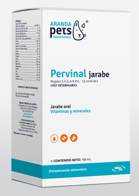PERVINAL JARABE 100 ML -ARANDA PETS