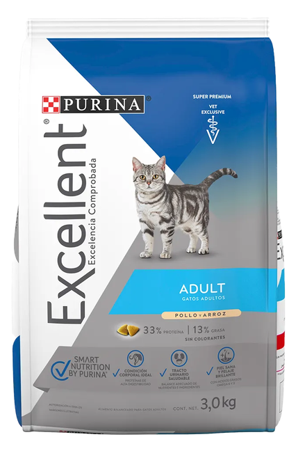 EXCELLENT GATO ADULTO -Purina Pro Plan
