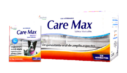 Care Max Adulto 2 tabs (Febantel + Prazicuantel+ Pirantel) -Biochem