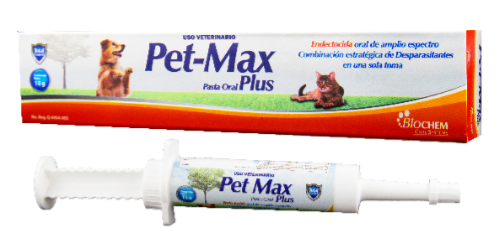 Pet Max Plus 15 grs (Ivermectina + Prazicuantel) -Biochem