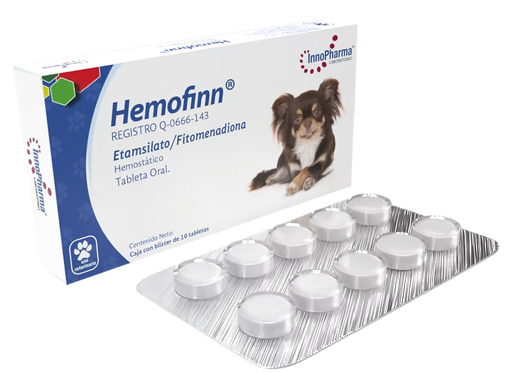Hemofinn tabletas (Etamsilato | Fitomenadiona) -INNOPHARMA
