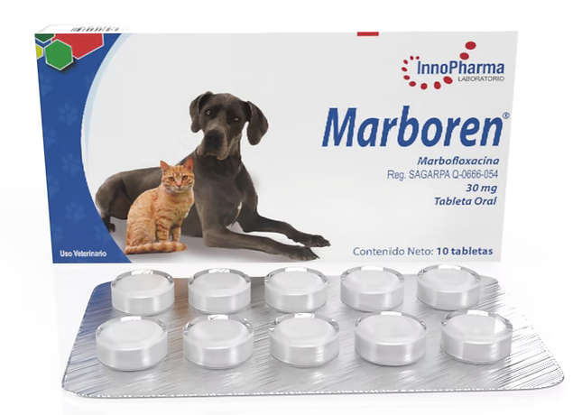 Marboren 10 tabs (Marbofloxacina) -INNOPHARMA