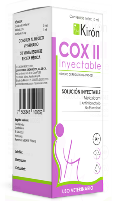 COX-II Inyectable 10 ml (Meloxicam) -Kiron