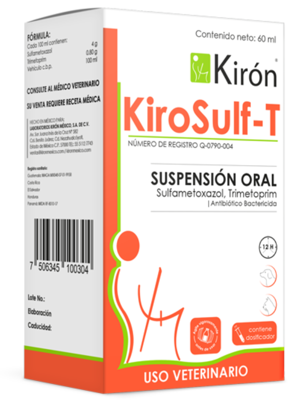 KiroSulf T 60 ml (Sulfametoxazol+Trimetoprim) -Kirón
