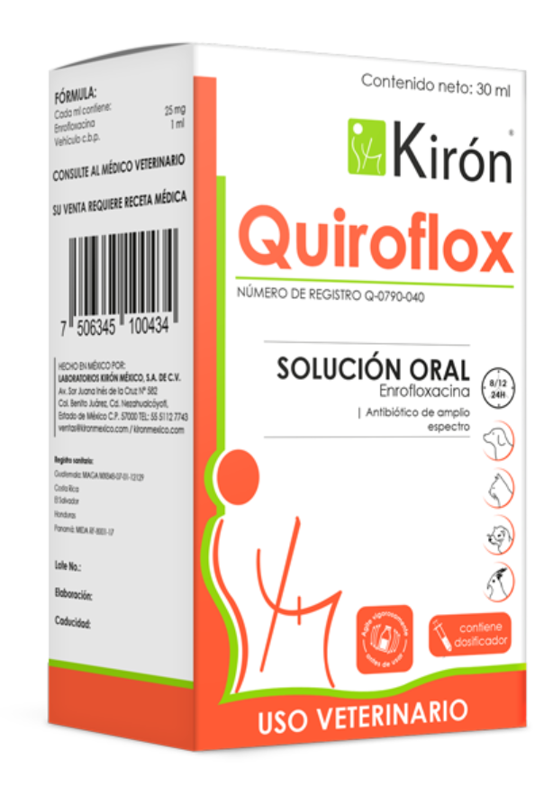 Quiroflox 2.5% Gel (Enrofloxacina) -Kirón