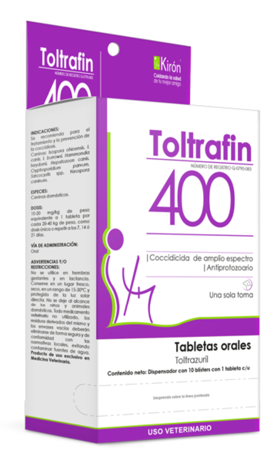 Toltrafin Tabletas Linea Hospitalaria (Toltrazuril) -Kirón