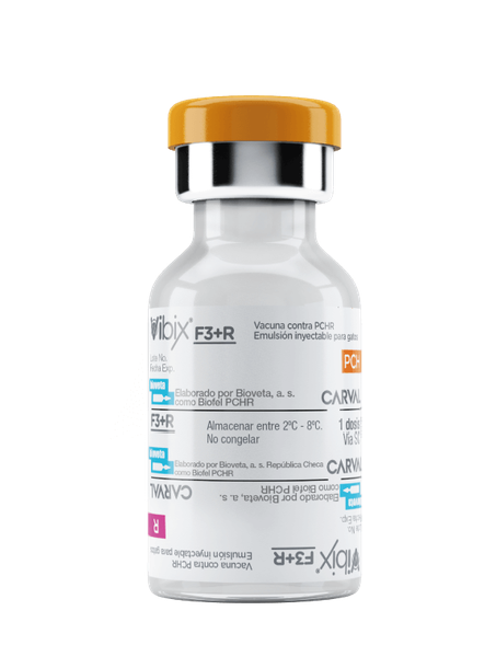 Vibix F3+R (Panleucopenia, Calcivirus, Herpervirus y Rabia) -Kirón