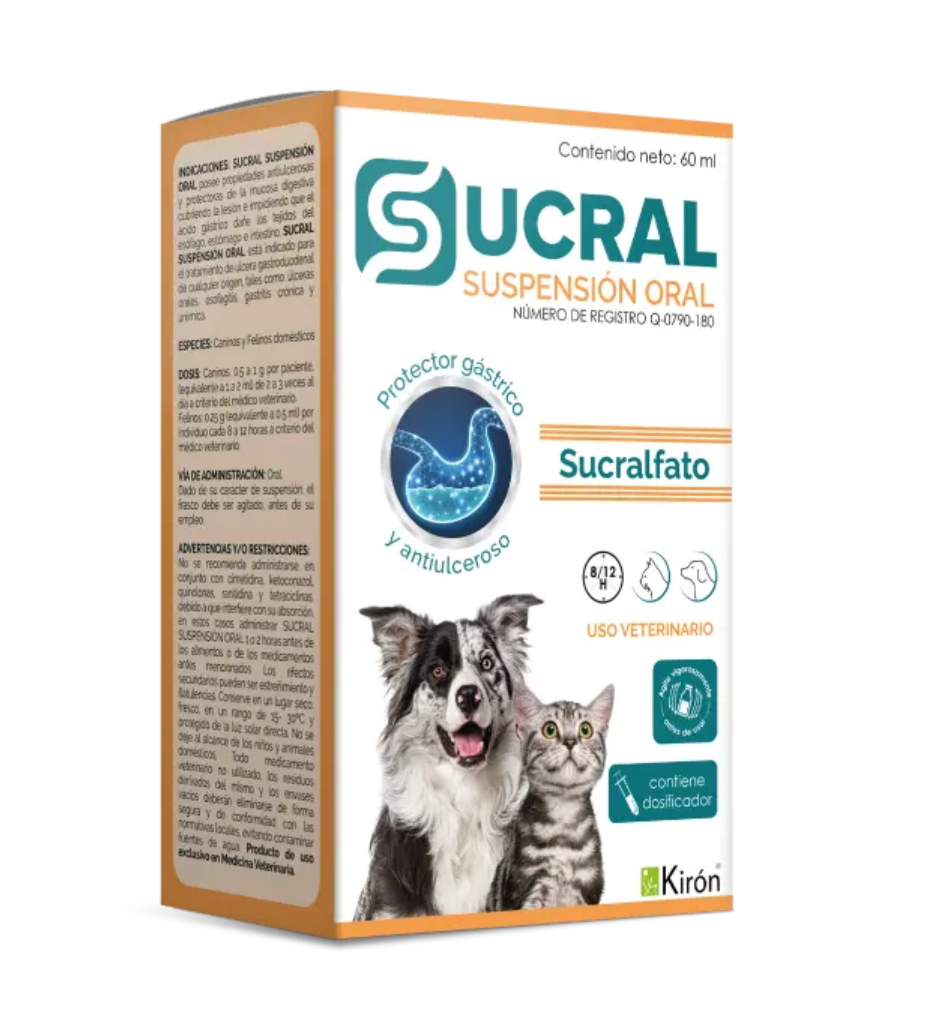 SUCRAL SO 60 ML (Sucralfato) -Kirón