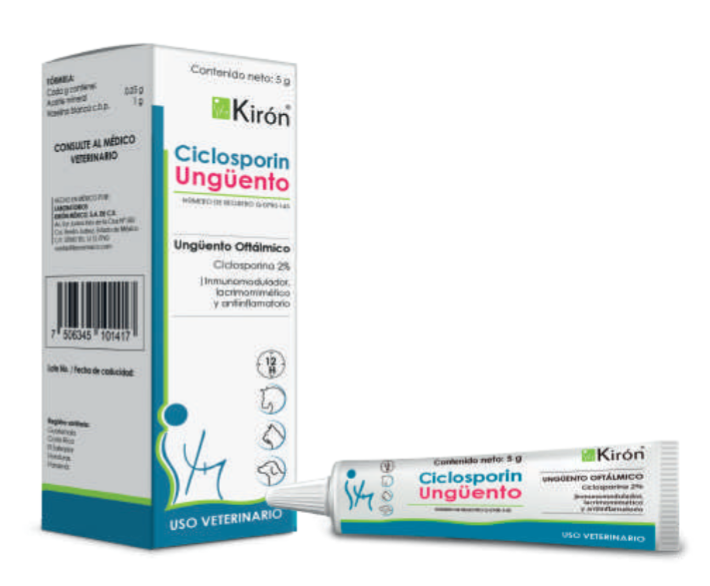 Ciclosporin Ungüento 5 gr (Ciclosporina 2%) -Kirón