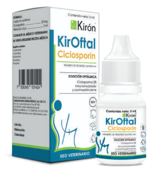 KirOftal Ciclosporin 5 ml (Ciclosporina 2%) -Kirón