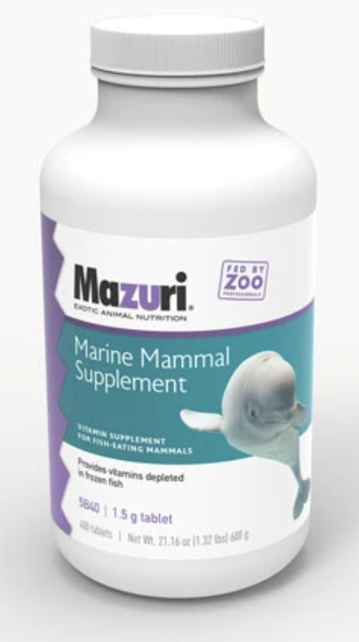 MARINE MAMMAL SUPPLEMENT 400 tabletas -MAZURI
