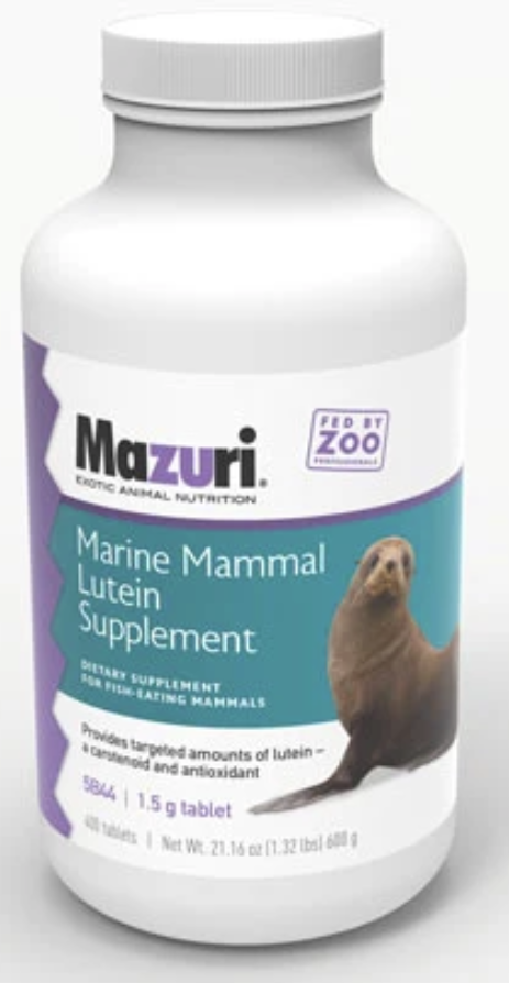 MARINE MAMMAL LUTEIN SUPPLEMENT 400 tabletas -MAZURI