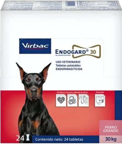ENDOGARD CLINIC PACK (FEBANTEL, PIRANTEL, PRAZIQUANTEL, IVERMECTINA) - VIRBAC