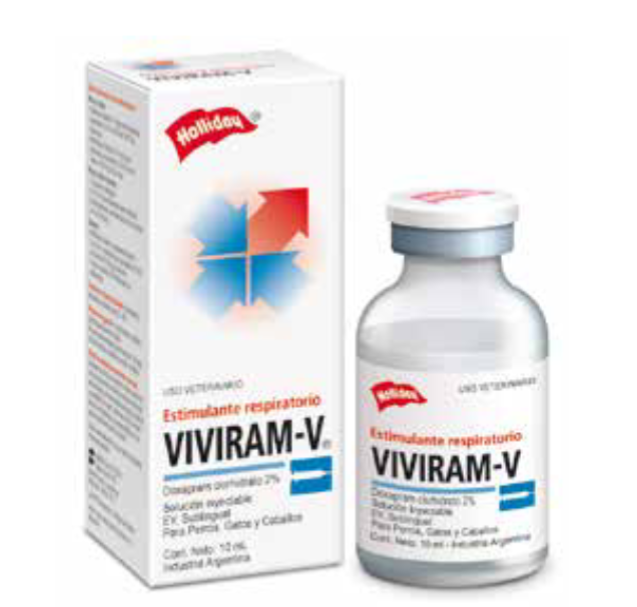 VIVIRAM™ V (Doxapram clorhidrato) – HOLLIDAY (Solo para uso de MVZ)