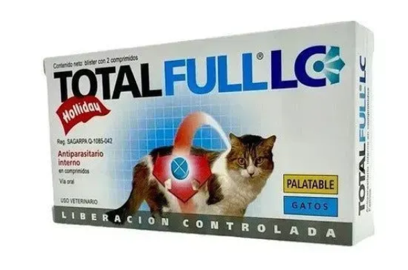 TOTAL FULL LC GATOS (Fenbendazol + Pirantel + Prazicuantel ) -HOLLIDAY