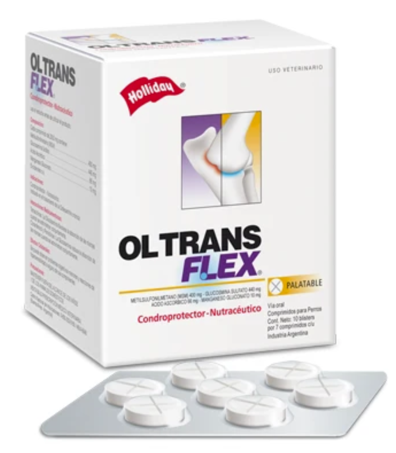 OL-TRANS FLEX (Glucosamina +MSM +Vitamina C) – HOLLIDAY