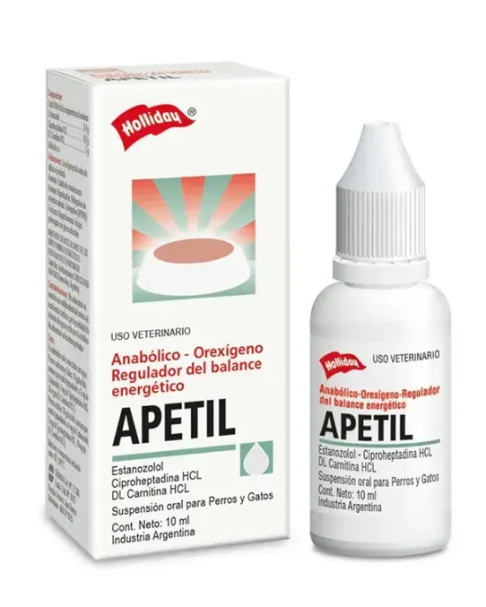 APETIL GOTAS (DL-Carnitina clorhidrato+Estanozolol) – HOLLIDAY