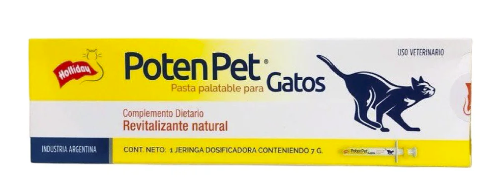 POTEN PET GATOS (Taurina+L-Lisina+Metionina) – HOLLIDAY