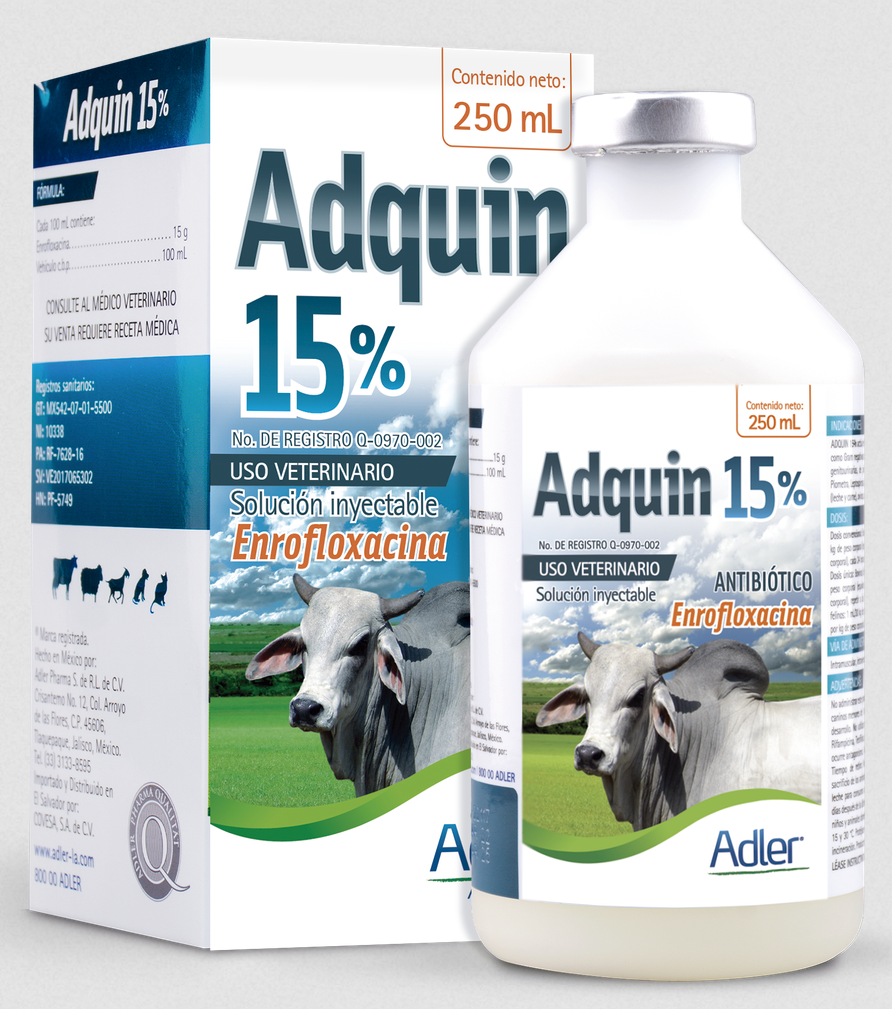 Adquin 15% iny. (Oxitetraciclina) – ADLER PHARMA