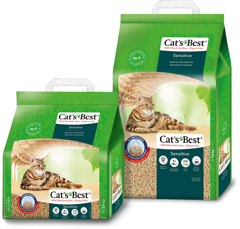 CATS BEST ARENA PARA GATO SENSITIVE 100% BIODEGRADABLE
