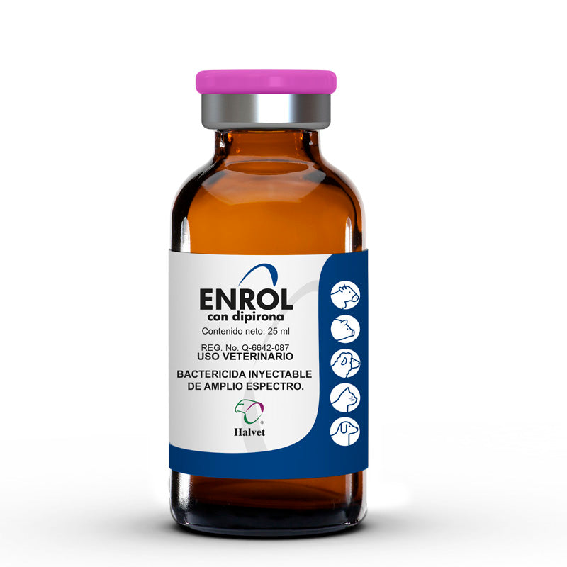 ENROL CON DIPIRONA SOLUCION INYECTABLE 100 ML - HALVET