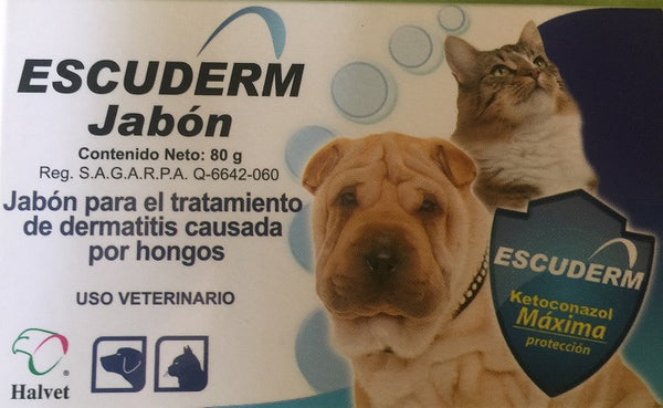 ESCUDERM JABON 80GR - HALVET