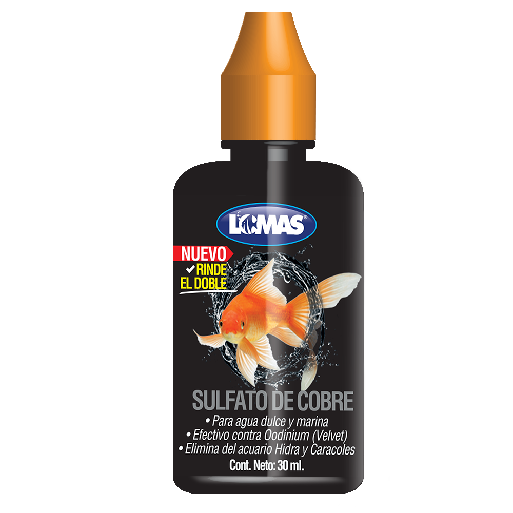 SULFATO DE COBRE 30 ML PARA PECES