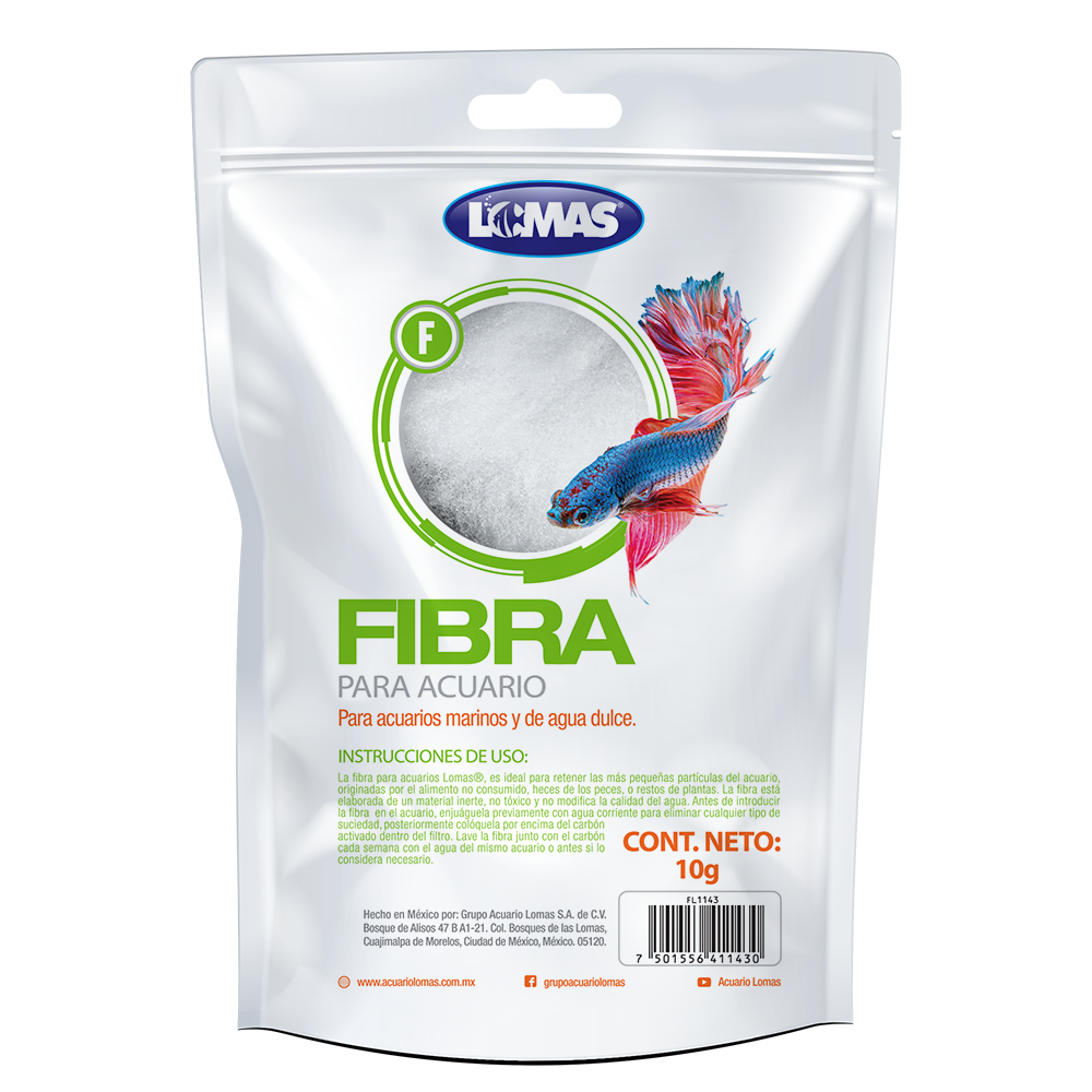FIBRA PARA ACUARIO 10 GR.